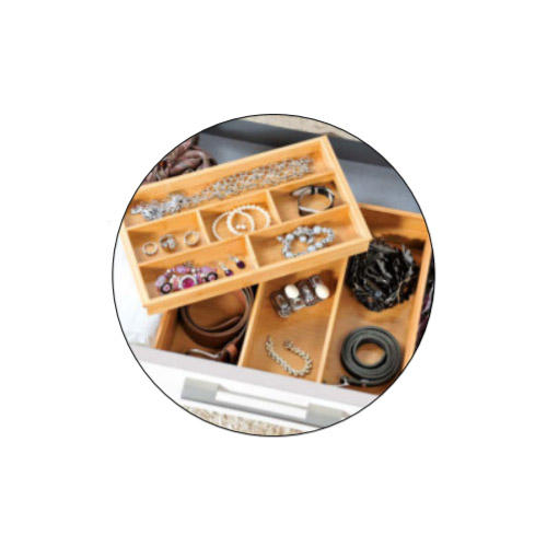 Skuffeindsats i bambus