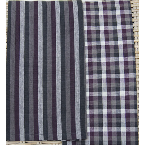 Viskestykker Sandra - Lilla 2-pak