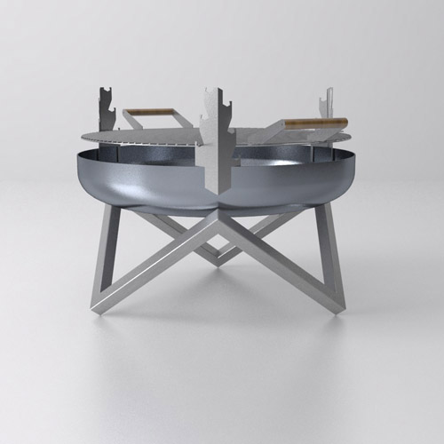 Grillopsats i rustfrit stål 79 Ø