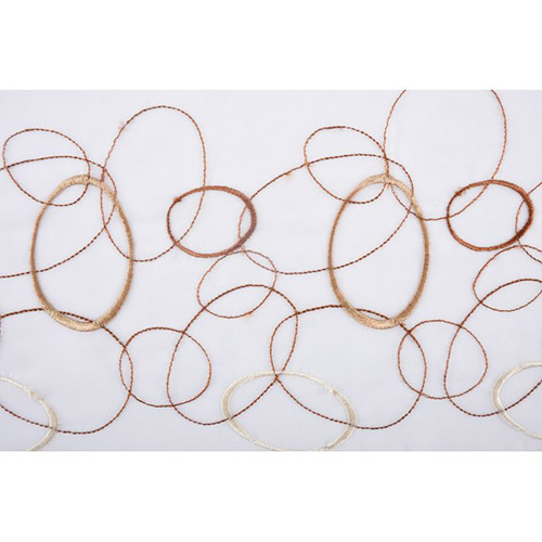 Komplet gardinsæt - Aura brun 4 dele