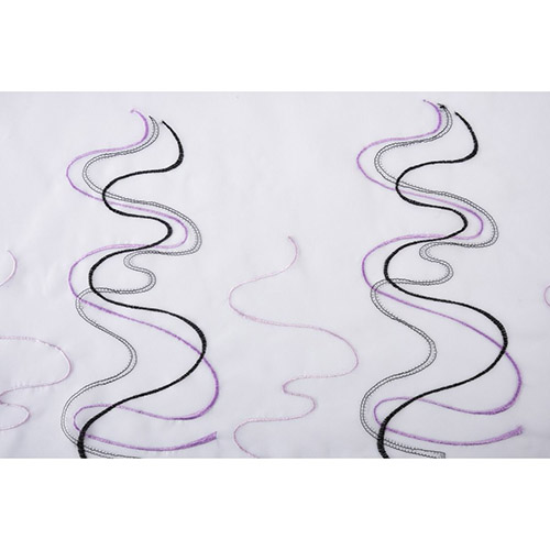 Køkkengardin - Waves lilla