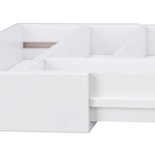 Bestikindsats i bambustræ - Hvid