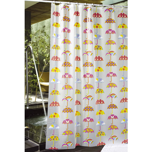 Gennemsigtigt badeforhæng - Paraplyer