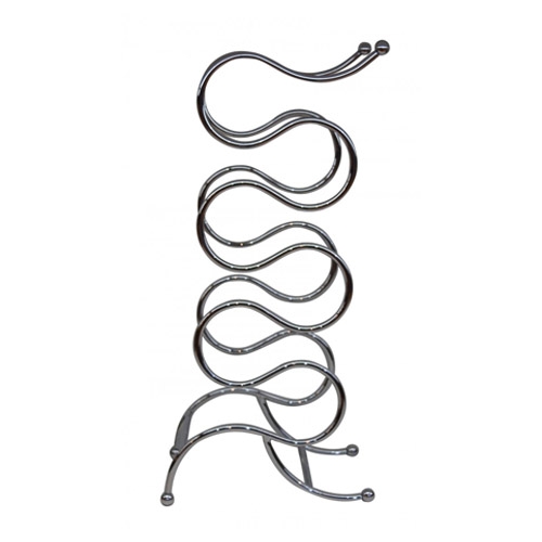 Vinreol i metal - 6 flasker