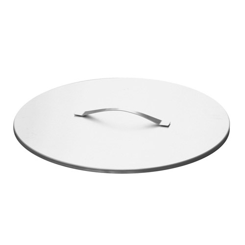 Bålfad låg 79 Ø i rustfrit stål