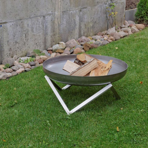 Bålsted i rustfrit stål - Z Design XXL