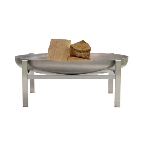 Bålsted CUBE Design i rustfrit stål - M