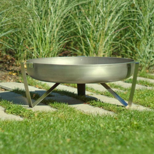 Designer ildsted VOMA i rustfrit stål