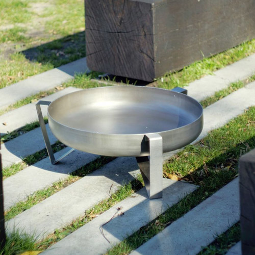 Bålfad VOMA Design i rustfrit stål