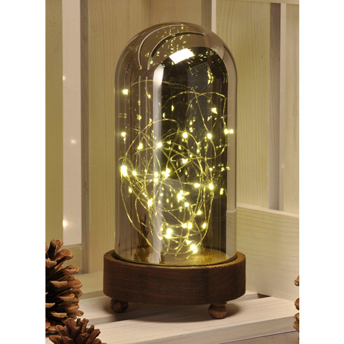 Lyskæde 100 LED'er - Varm hvid i kobbertråd