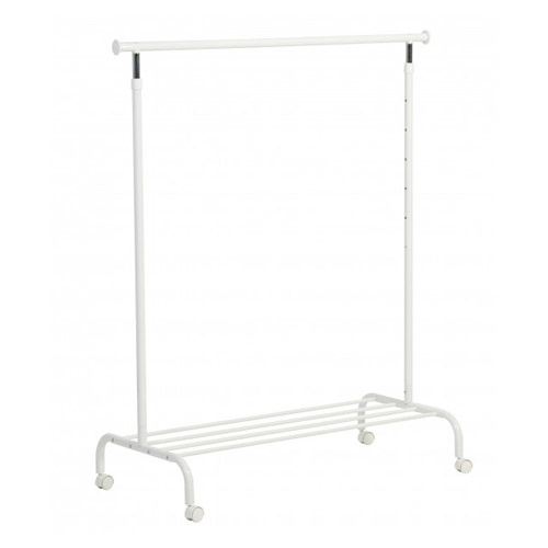 Højdejusterbart tøjstativ - Hvid