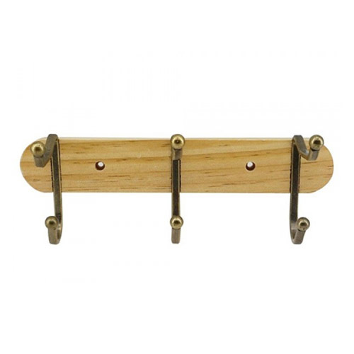 Knagerække i MDF træ - Natur