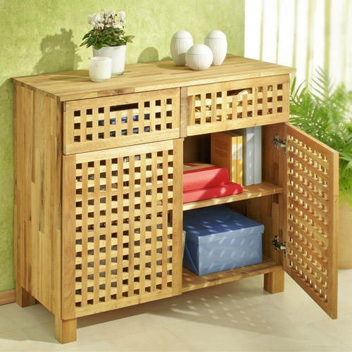 Træ kommode i valnød