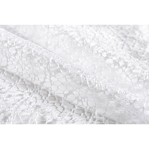 Hvidt netgardin 140 x 245 cm.