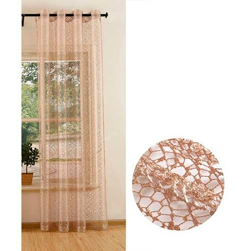 Netgardin taupe - 140 x 245 cm.