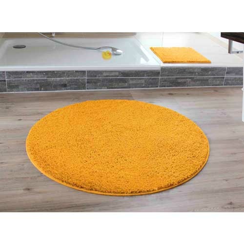 Rund bademåtte Rio - Gul