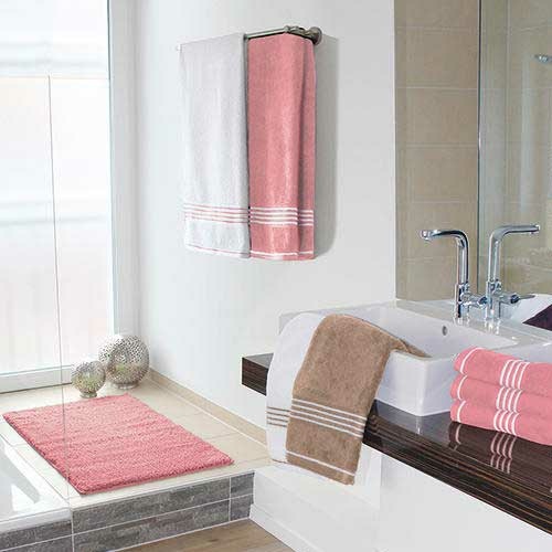 Rosa håndklæder Gözze Rio