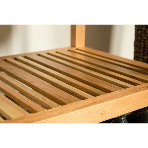 Skoreol i træ med siddeplads 90 cm.