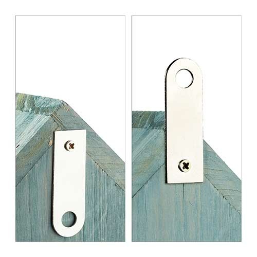 Sommerfuglehus til ophæng - Turkis