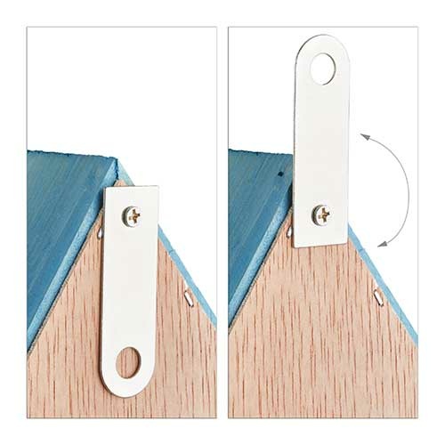 Insekthotel til ophæng 48,5 cm. - Blå