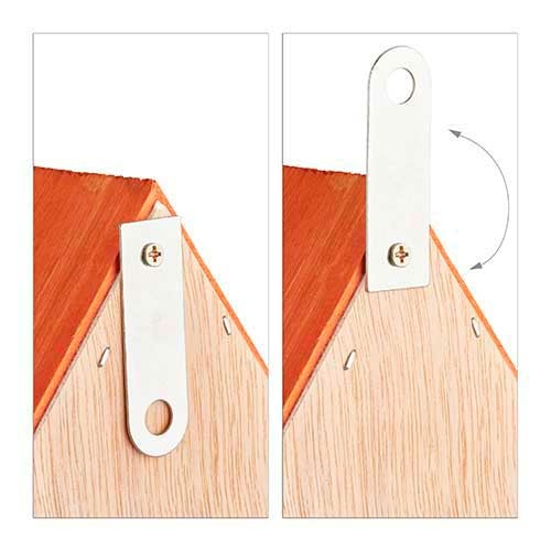 Insekthotel til ophæng 48,5 cm. - Orange