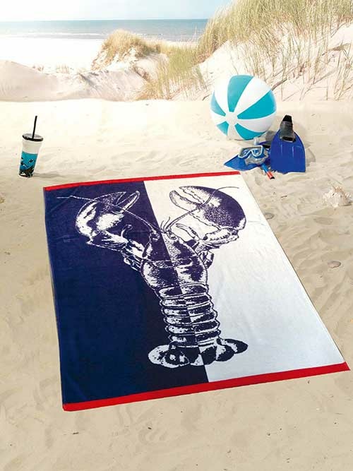 Strandhåndklæde - Hummer
