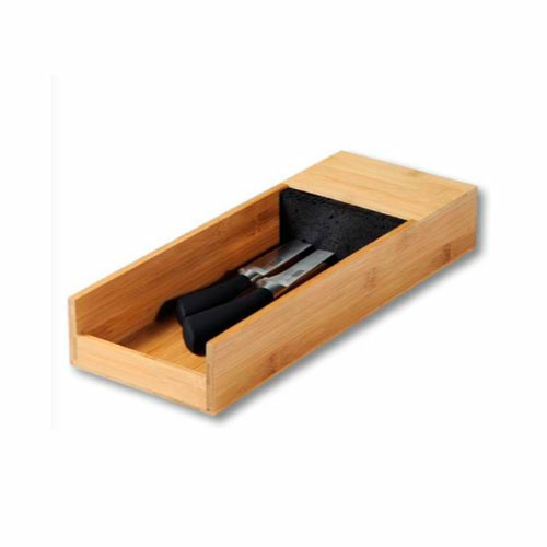Knivblok til skuffe i bambus