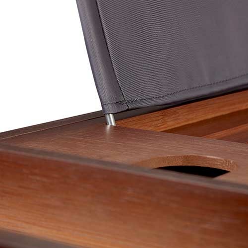 Bord til badekar i bambus - Brun