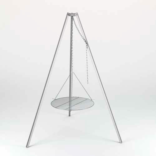 Rustfrit stål stativ til bålsted