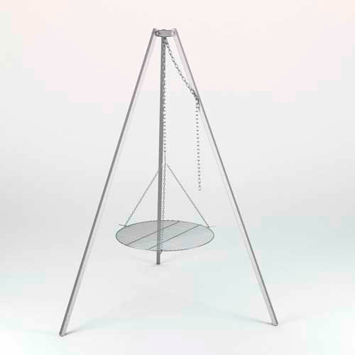 Grillrist med kædeophæng 63 Ø - Rustfrit stål