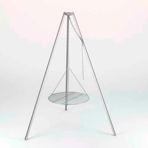 Grillrist med kædeophæng 79 Ø - Rustfrit stål