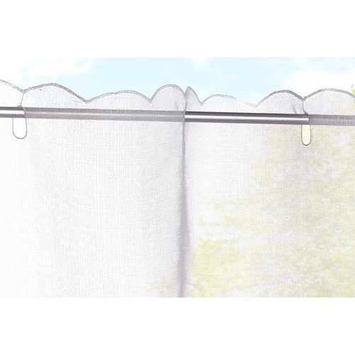 Cafegardin med marguerit motiv