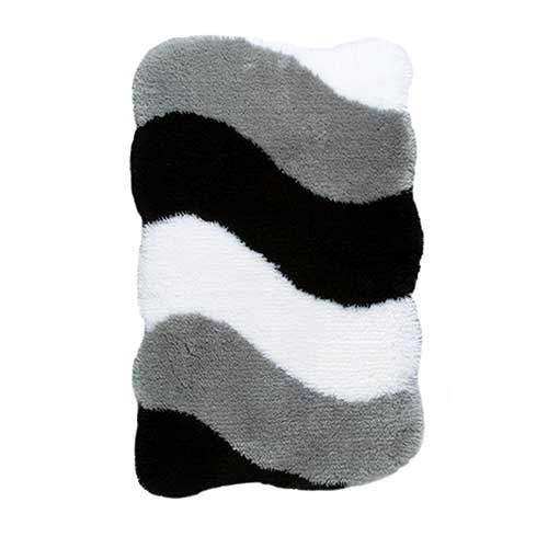 Bademåtte Trio grå - 60 x 100 cm.