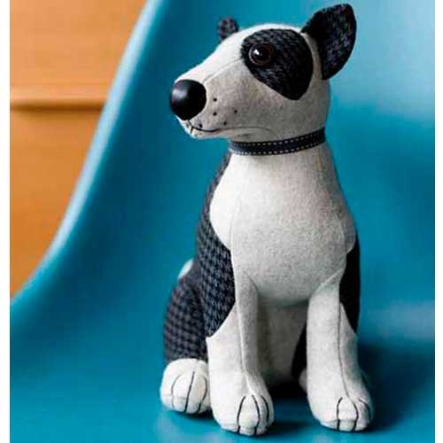 Dørstopper dyr - Patch Bull Terrier