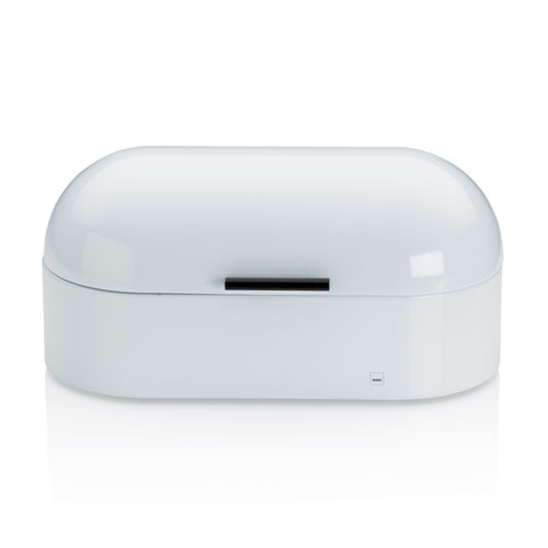 Brødkasse i metal - Frisco Hvid 44 cm.