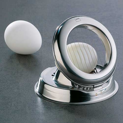 Rund æggedeler i rustfrit stål