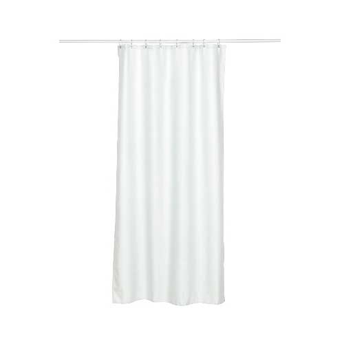 Badeforhæng hvid 200 x 120 cm.
