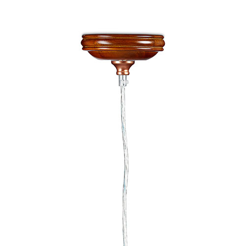 Loftmontering kobber pendel 28 cm.