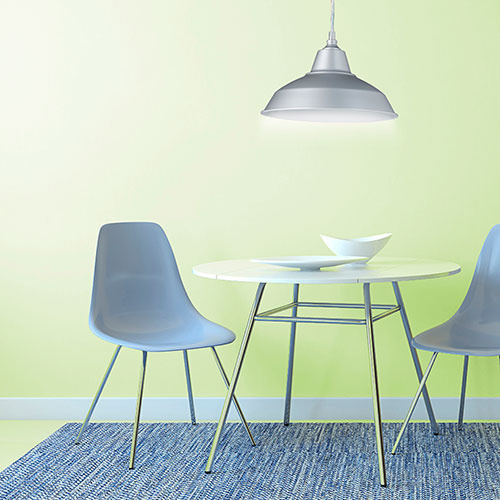 Grå pendellampe - Lille 28 cm.