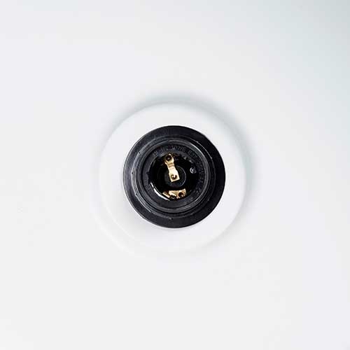 Pendellampe kobber E27 fatning