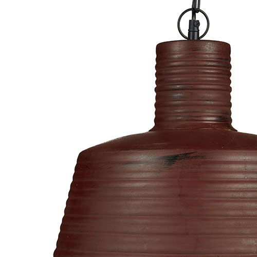 Retro loftlampe rust 40 cm.
