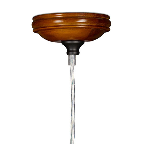 Loftmontering sort pendel 27 cm.