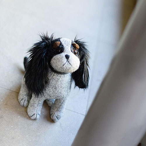 Dørstopper hund - King Charles