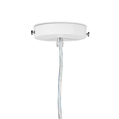 Hvid baldakin i metal