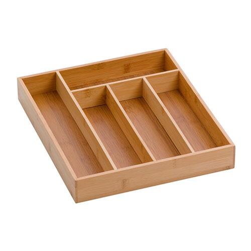 Bestikindsats bambus 30 x 34 x 5 cm.