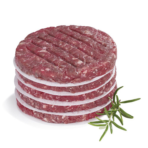 Aluminium burgerpresser