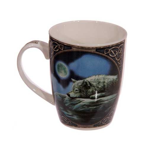 Krus med liggende ulv