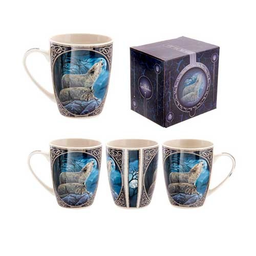 Porcelænskrus - Hylende ulv