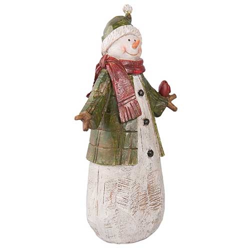 Julefigur snemand 30 cm.