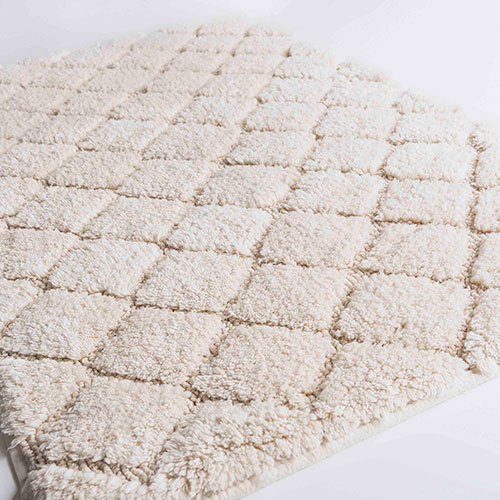 Badeværelsesmåtte Crystal 50 x 80 - Natural